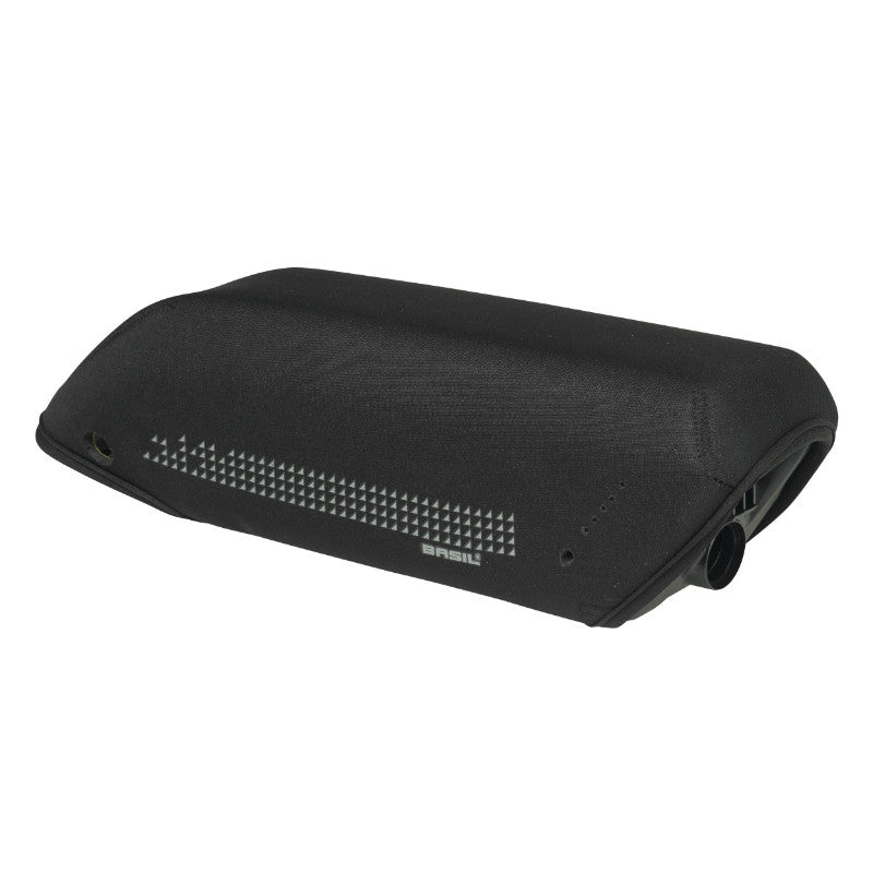 Housse Protection De Batterie Tube Diagonal Basil Miles Neoprene Noir Waterproof Compatible VAE-E-Bike (L24 X L7 X H8 cm