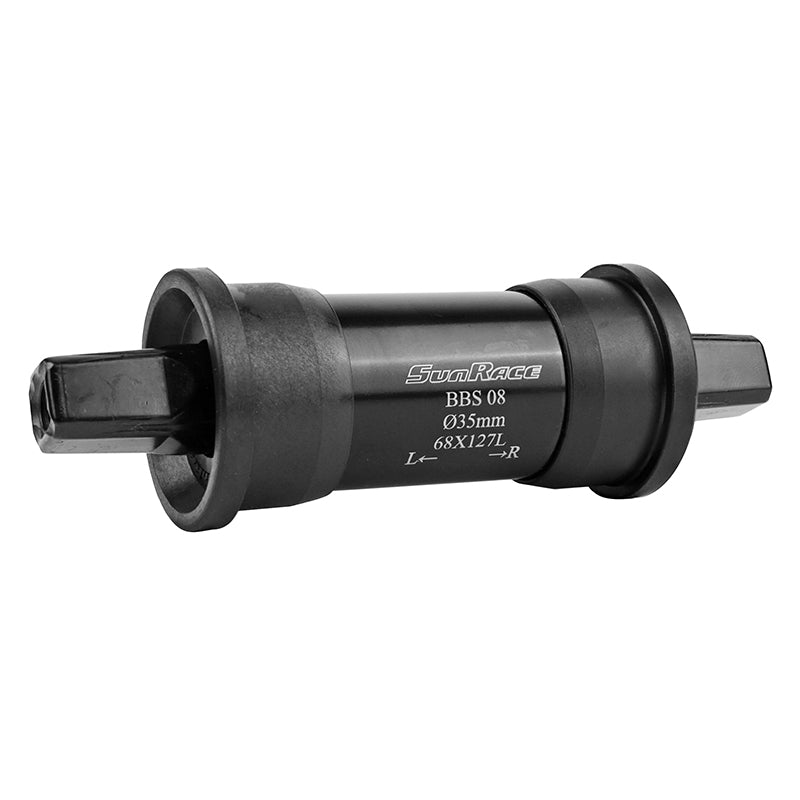 Boîtier Pédalier Sunrace Carré 127 mm Cuvettes Résine A Emboiter 35 mm