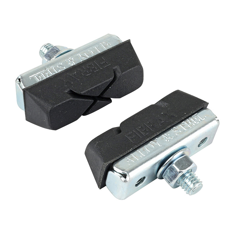 Porte Patin Frein City Caliper Symetrique Fibrax Gomme-X- 40 mm (1 Paire Sur Carte) -Pour Raleigh, Weinmann