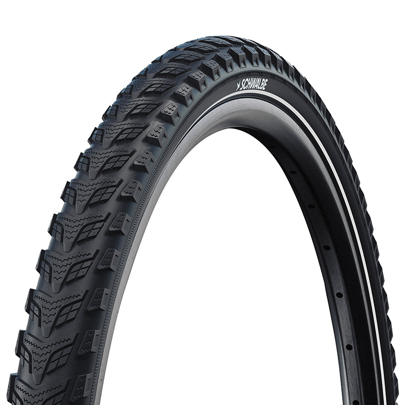 Pneu VTT 26 X 2.00 Schwalbe Marathon Gt365 Noir (Spécial Poste) Tr (50-559) Renfort 5 mm Flanc Reflex - Pneu Toute Saison