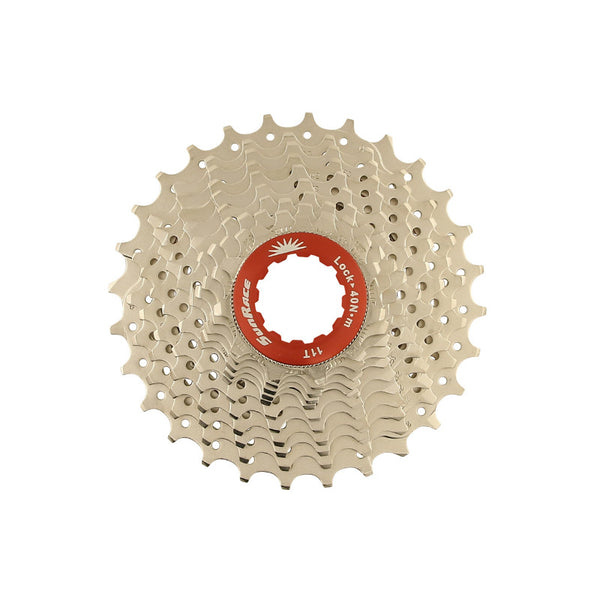 Cassette 11V. Sunrace Rx1 11-28 Route Pour Shimano (Niveau 105) Metallic Argent (Livre En Boite) (11-12-13-14-15-17-19-2