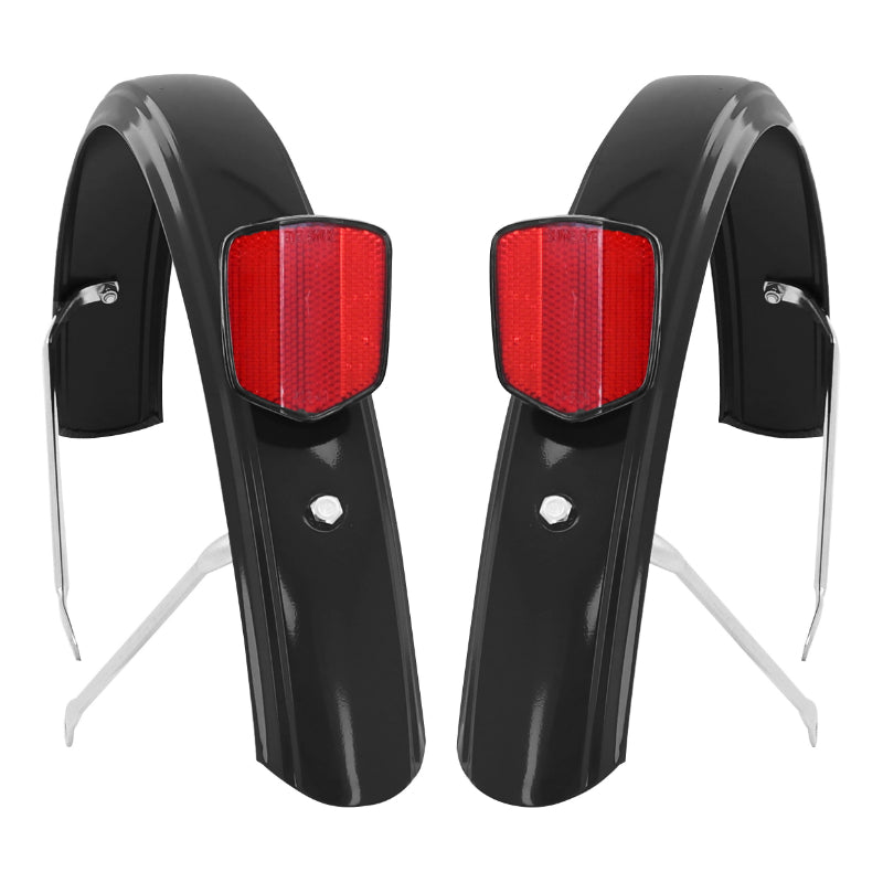 Garde Boue Noir Arrière Pour Tricycle 125803 24" (Vendu A La Paire)