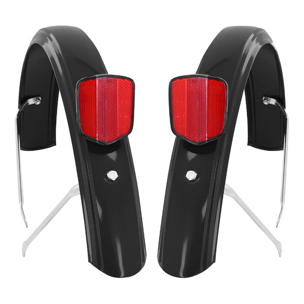 Garde Boue Noir Arrière Pour Tricycle 125803 24" (Vendu A La Paire)