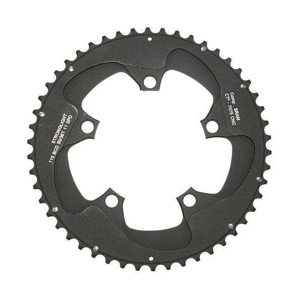 Plateau Route 5 branches Ø 110 Stronglight Ct2 Sram 50 dents Extérieur Noir Pour Red-Force-Rival 11V. (Pour Intérieur 36