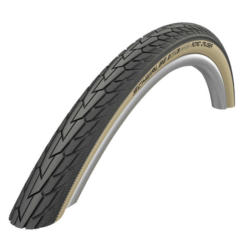 Pneu City 650 X 35B Schwalbe Road Cruiser Hs484 Noir Flanc Beige Tr (27,5 X 1,40) (37-584)