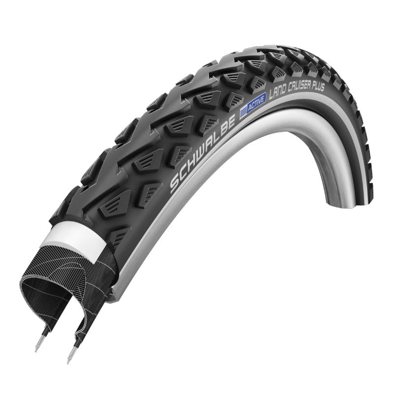Pneu VTC Urbain 700 X 40 (29 X 1,60) Schwalbe Land Cruiser Plus Noir Tr (42-622) Renfort Puncture-Guard Compatible VAE