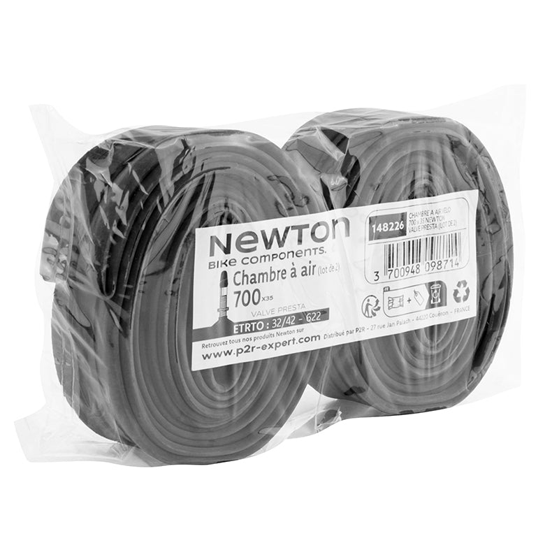 Chambre A Air Vélo 700 X 35 Newton Valve Presta (Lot De 2)