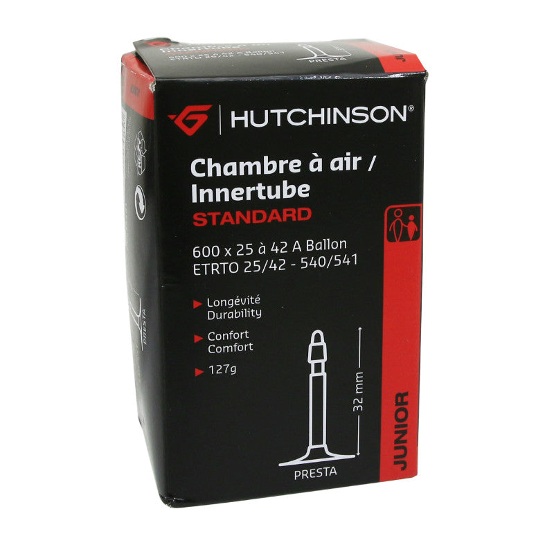 Chambre A Air Vélo 600 X 25-42A Hutchinson Valve Presta 32 mm 127G