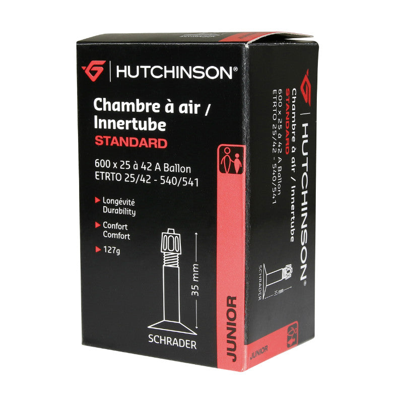 Chambre A Air Vélo 600 X 28-42A Hutchinson Valve Standard 35 mm 127G