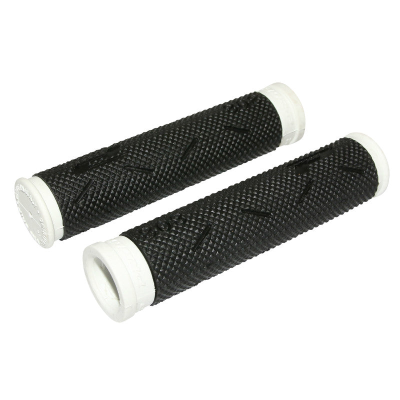 Poignée VTT Progrip 808 Noir-Blanc Ø22 mm L120 mm (Paire)