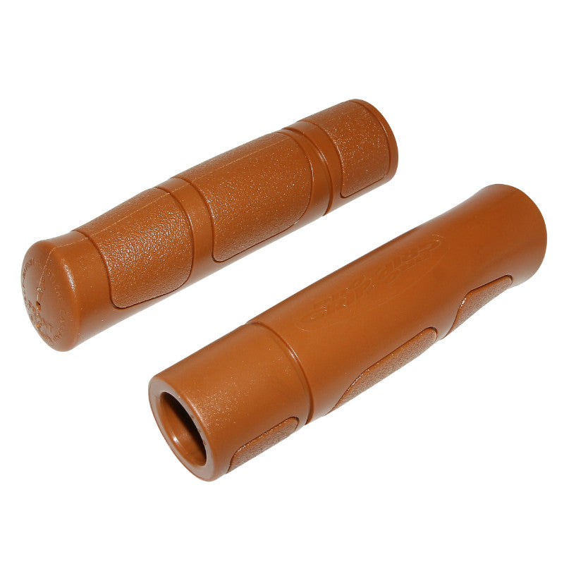 Poignée City-VTC Progrip 942 Marron Ø22 mm L120 mm Redecoupable A 90 mm (Paire) Style Vintage
