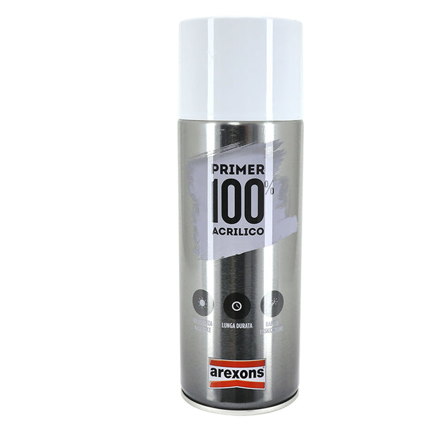 Appret Peinture Arexons Primer 100% Acrylique Spécial Plastique Transparent (Aerosol-Bombe 400 Ml) (3441)
