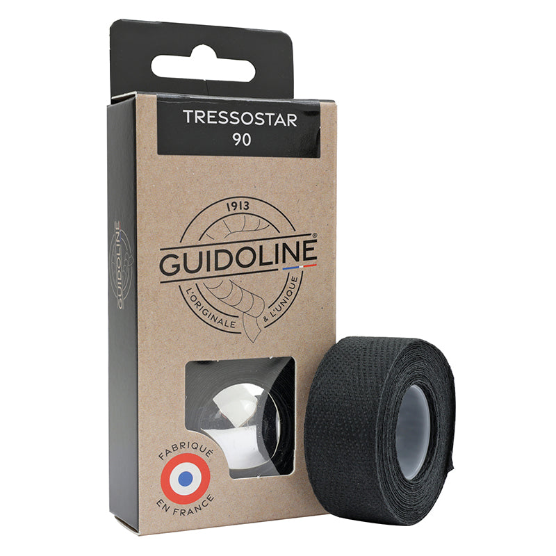 Ruban De Guidon - Cintre Velox Tressostar 90 Coton Noir 20 mm X 2,80M (Vendu Au Blister De 2) -Guidoline-