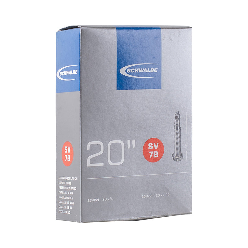 Chambre A Air Vélo 20 X 0.90 - 1.00 Schwalbe Valve Presta (23-25-451) (Sv7B)