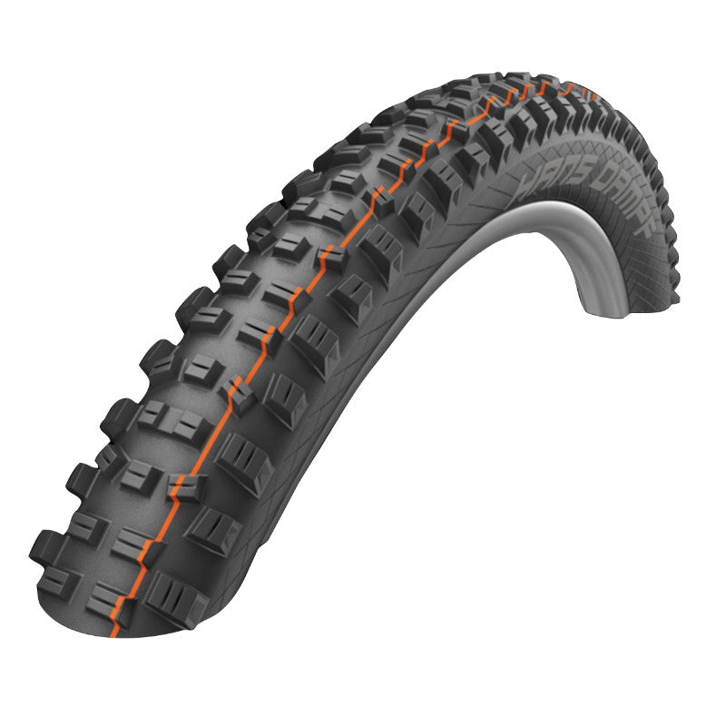 Pneu VTT Gravity 27.5 X 2.35 Schwalbe Hans Dampf Addix Super Trail Soft Noir Tubeless Ready Ts (60-584) (650B) Compatible VAE