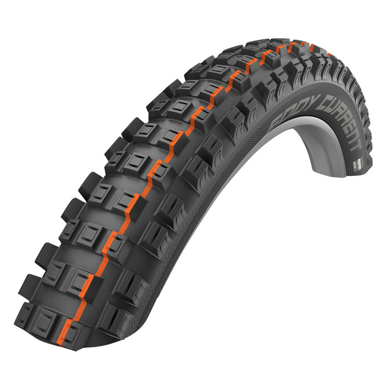 Pneu VTT Gravity - VAE 27.5 X 2.80 Schwalbe Eddy Current Rear-Arrière Addix Super Gravity Noir Tubeless Ready Ts (70-584) (650B) Homologué VAE E50