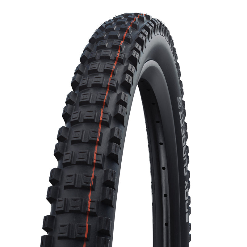 Pneu VTT Gravity - VAE 29 X 2.60 Schwalbe Eddy Current Rear-Arrière Addix Super Gravity Noir Tubeless Ready Ts (65-622) Homologué VAE E50