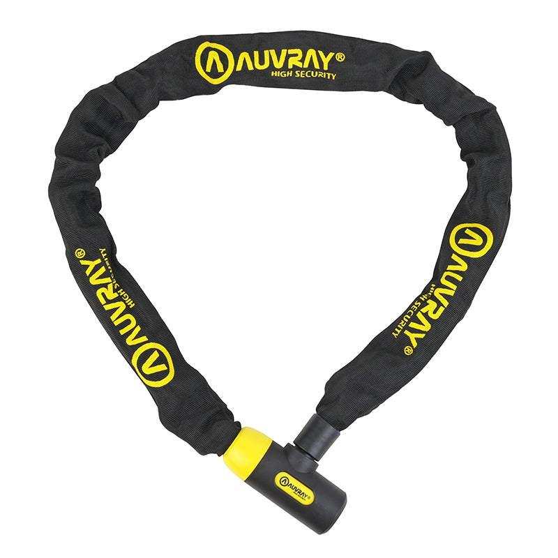 Antivol A Chaîne Auvray C.Bloc A Serrure Intégrée 1.20M Lasso Maillon Diam 10 mm
