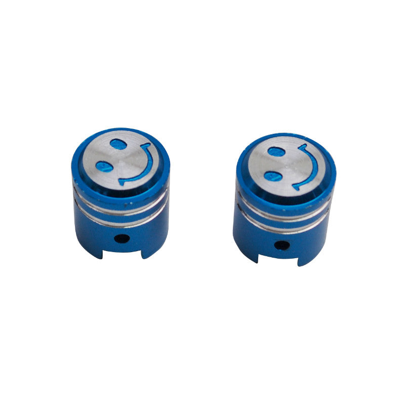 Bouchon De Valve Scoot-Cyclo Replay Vs Piston Bleu (Paire)