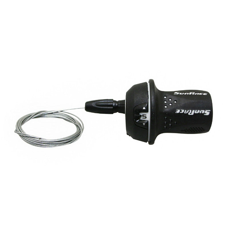 Manette VTT Sunrace Droite Twist Gripshift M21 5V. - Poignée Tournante