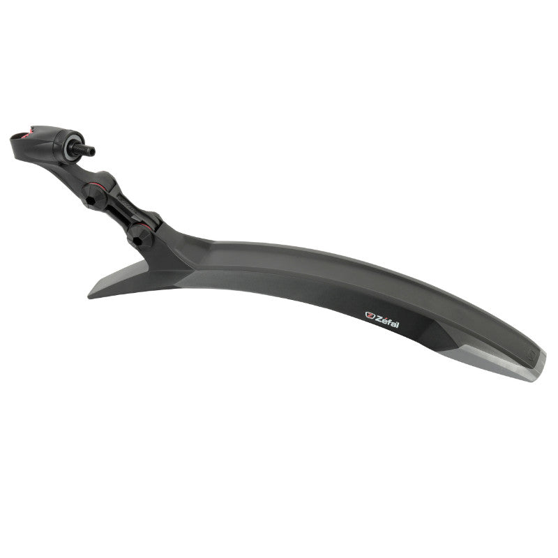 Garde Boue VTT AR 27.5"-29" Zefal Deflector Rm90+ Résine Noir Pour Pneu Moins De 3.0" Double Articulation Diam. 25-32 mm