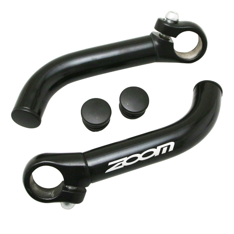 Embout De Cintre Zoom Noir Alu L 87 mm (Paire)