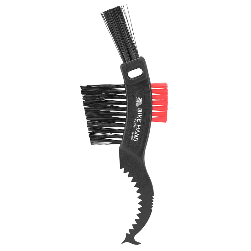 Brosse De Nettoyage Vélo Newton Clean En Nylon Avec Grattoir Intégré (Ideal Cassette, Chaîne, Dérailleur, Roulements...)