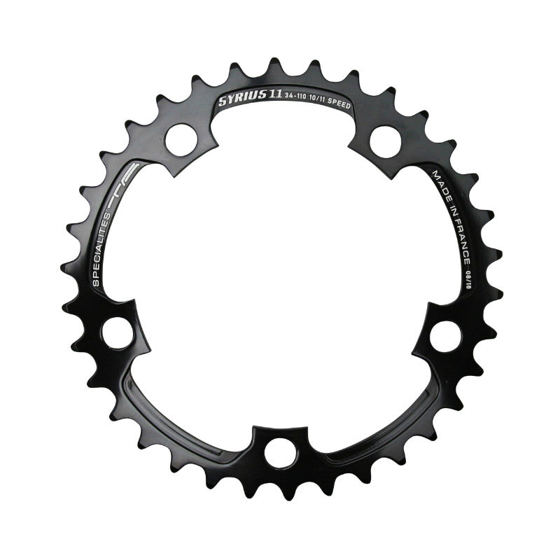 Plateau Route 5 branches Ø 74 Ta Zelito 26 dents Triple Intérieur Noir Alu 7075 Type Shimano 9-10V.