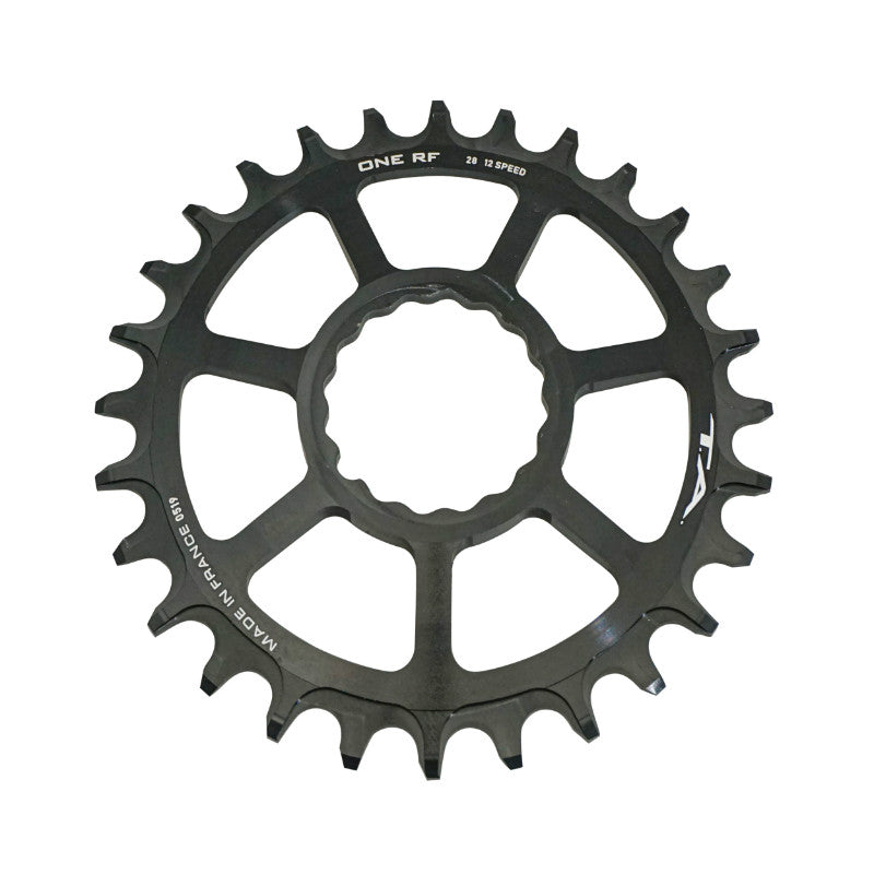 Plateau VTT Direct Mount Pour Race Face Cinch Ta One Rf 28 dents 12V. Noir