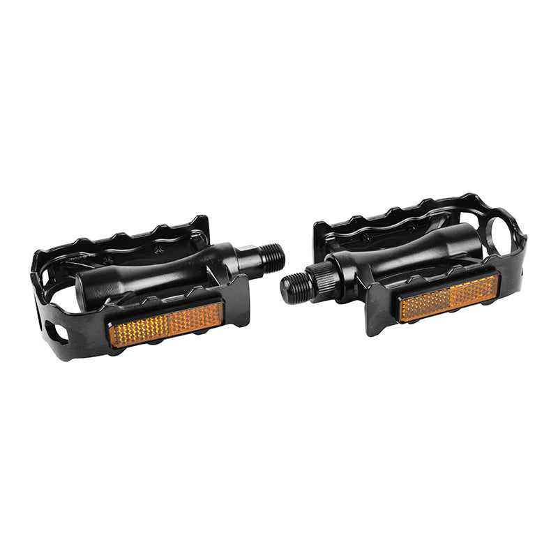 Pédale Route Newton 500 Noir Alu D9-16 105X79 mm 368G (Paire Sur Carte)