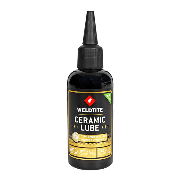 Lubrifiant Vélo Multi-Usage Weldtite Tf2 Céramique Impermeable (100Ml) - Resiste A L'Eau, Lubrification Optimale Chaîne,
