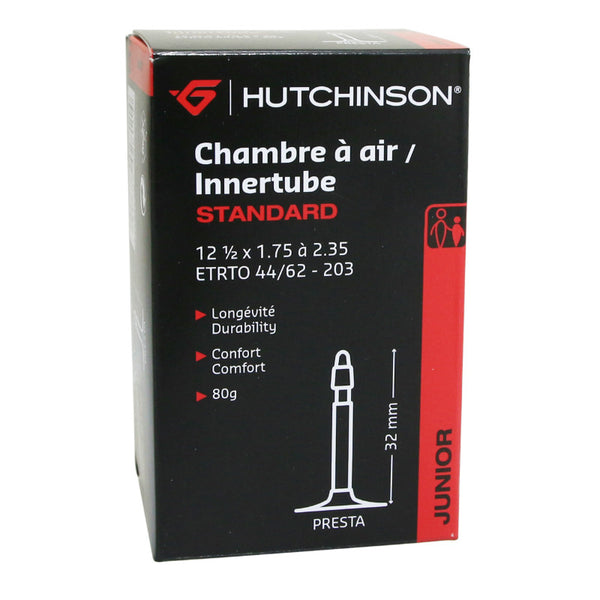 Chambre A Air Vélo 12 1-2 X 1.75 Hutchinson Valve Presta 32 mm 80G