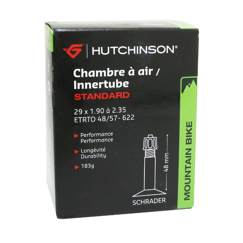 Chambre A Air Vélo 29 X 1.90-2.35 Hutchinson Valve Standard 48 mm 183G