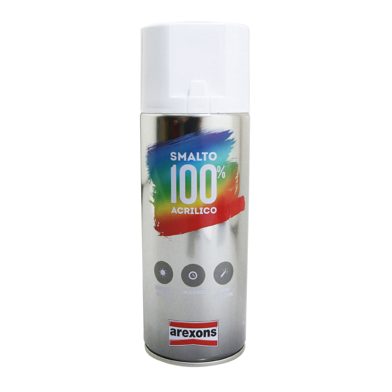 Bombe De Peinture Arexons Acrylique 100 Orange Pur Brillant Aerosol 400 Ml (3598)