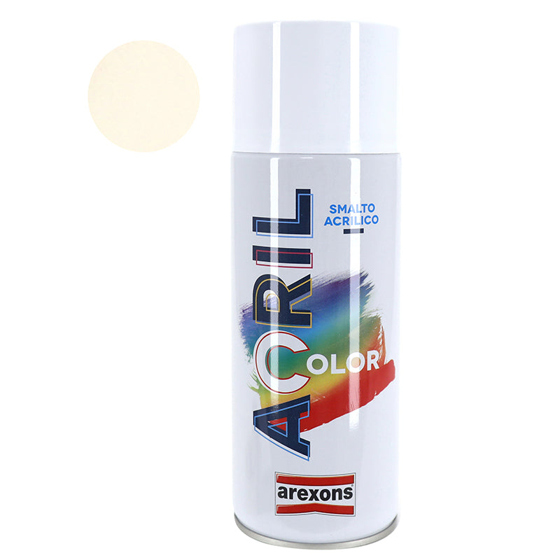 Bombe De Peinture Arexons Acrylique Ivoire Ral 1015 (Peugeot 101, 103) (Aerosol 400 Ml) (3933)