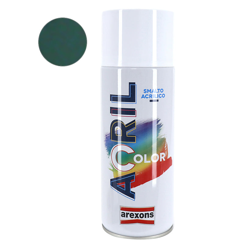 Bombe De Peinture Arexons Acrylique Vert Mousse Ral 6005 (Honda Cr) (Aerosol 400 Ml) (3989)