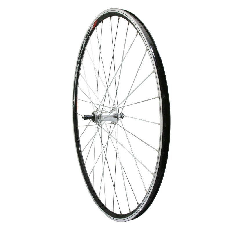 Roue Route Patin Blocage 700 Elan Cfx Noir Arrière Moyeu Alu Roue Libre 7-6-5V 32 Rayons Galva Jante 13C