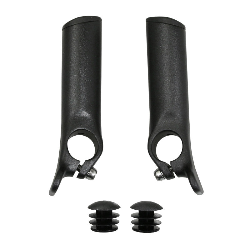 Embout De Cintre Newton Avec Repose Main Noir Mat (Paire)