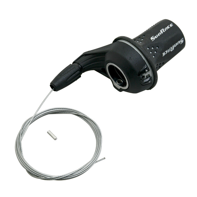 Manette VTT Sunrace Droite Twist Gripshift M21 8V. - Poignée Tournante