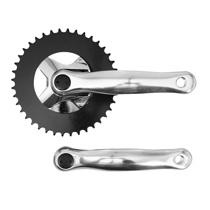Pédalier City P2R Manivelles Alu 170 mm Plateau 38D. Chaîne 2.38 (3-32") (Compatible Leader Fox )