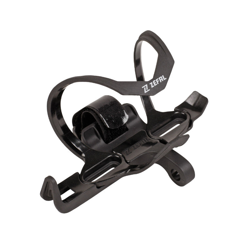 Porte Bidon Zefal Pulse Z2I Composite Noir Sortie Laterale Reversible Avec Support Cartouche Et Gonfleur CO2 - 52G