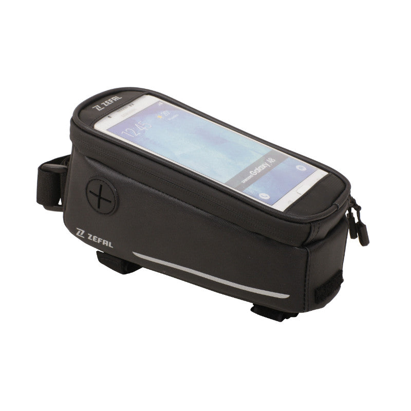Sacoche De Cadre Vélo Zefal Z Console T2 1,3L Noir Avec Support Smartphone Étanche Fixation Velcro