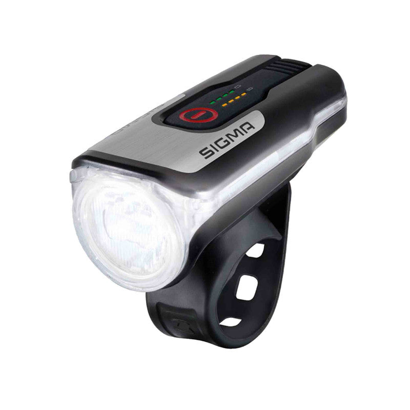 Éclairage Vélo Usb Avant Sigma Aura 80 Lux (Autonomie 4H Mode Standard, 6H Mode Medium Et 15H Mode Eco) Noir - Homologué