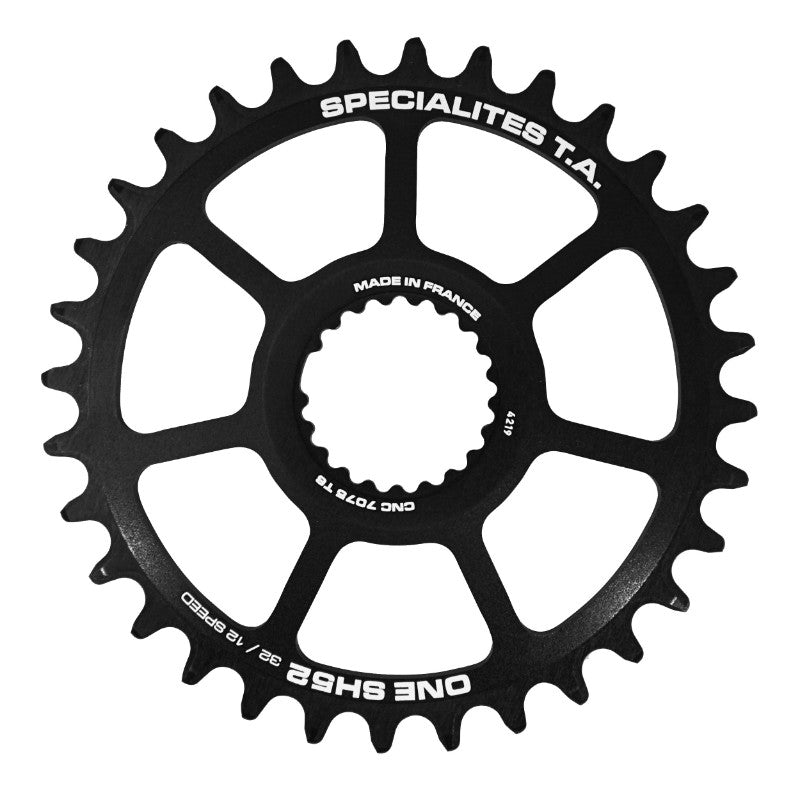 Plateau VTT Direct Mount Pour Shimano Xtr M9100 - Xt M8100 - Slx M7100 Ta One Sh52 32 dents Comp M900 10-11-12V. Narrow