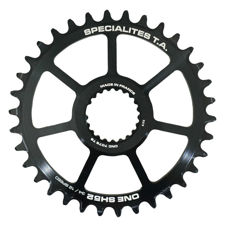 Plateau VTT Direct Mount Pour Shimano Xtr M9100 - Xt M8100 - Slx M7100 Ta One Sh52 34 dents Comp M900 10-11-12V. Narrow