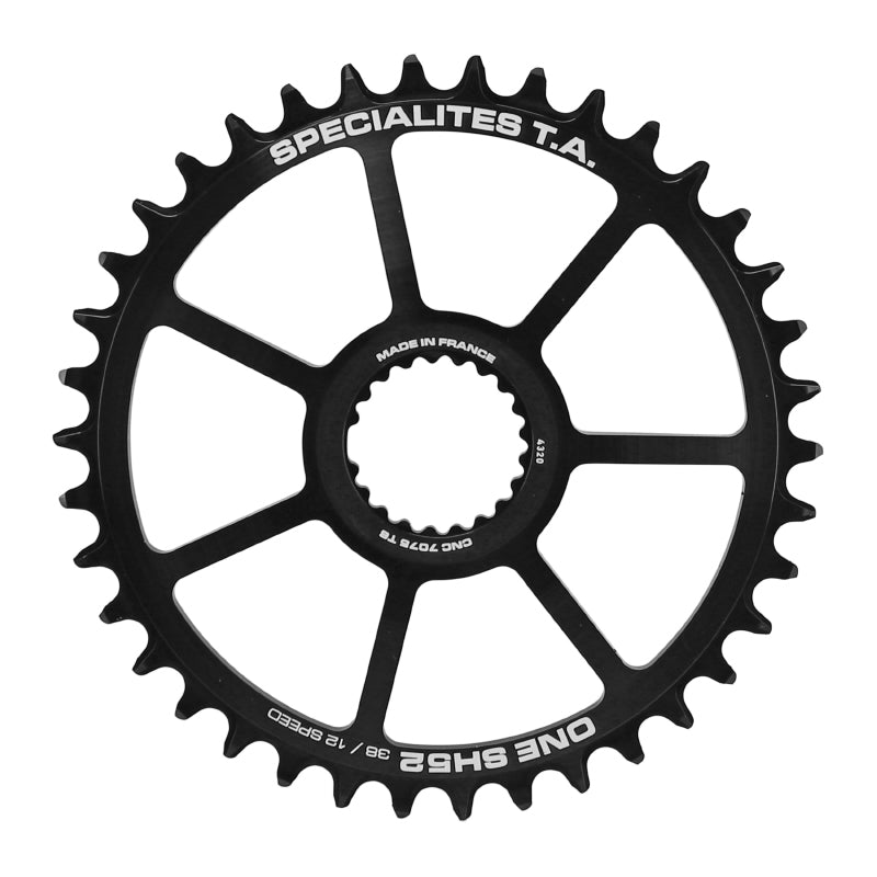 Plateau VTT Direct Mount Pour Shimano Xtr M9100 - Xt M8100 - Slx M7100 Ta One Sh52 38 dents Comp M900 10-11-12V. Narrow