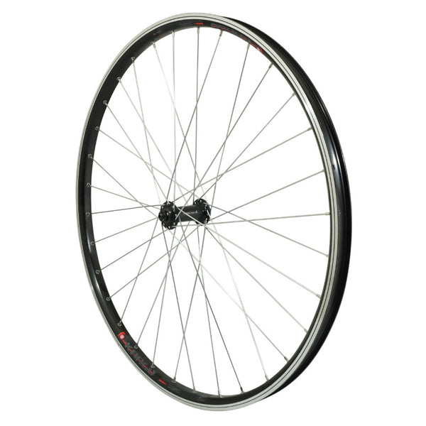 Roue VTC - Cargo - VAE - E-Bike - Longtail Patin Blocage M840 Kargo Avant Moyeu Shimano Qc300 500 Noir (Renforcé) Rayon