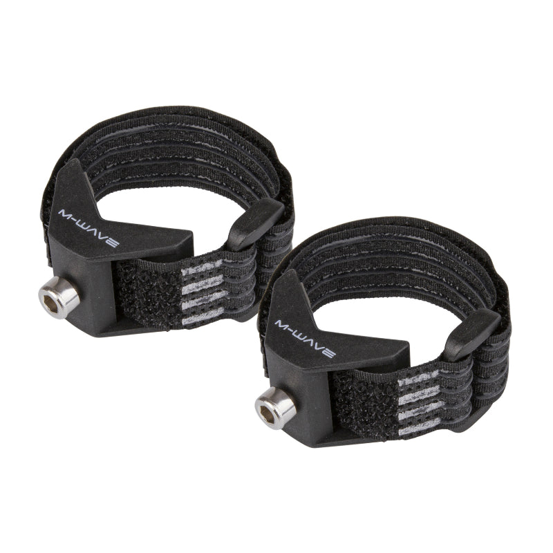 Support Fixation Porte Bidon-Mini Pompe Noir Sur Velcro Pour Vélo Musculaire Et VAE