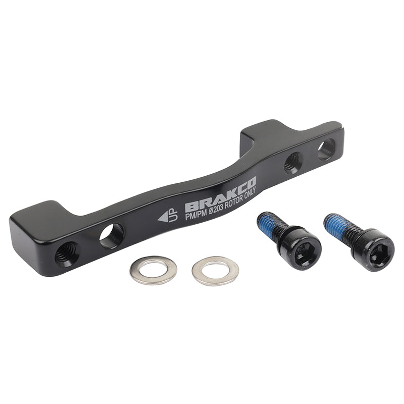 Adaptateur - Rehausse Frein A Disque VTT Post-Mount Avant - Arrière Brakco Étrier 160 mm Pour Disque 203 mm
