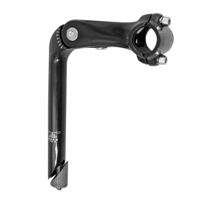 Potence City A Plongeur Réglable 22,2 mm L 110 mm Noir Pour Cintre 25.4 mm